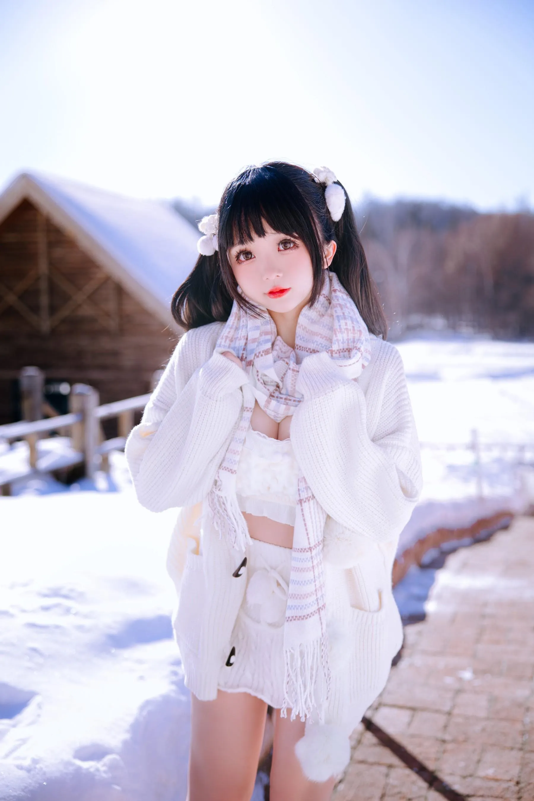日奈娇 – NO.74 雪地少女 [91P]插图1